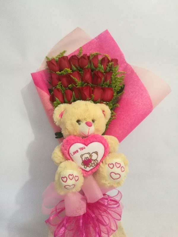 Ramillete con peluche