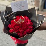 Ramillete redondo con corona