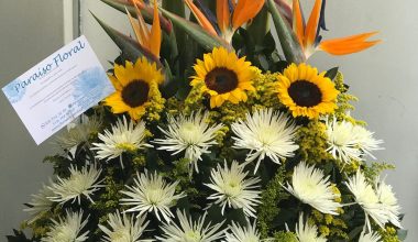 Ramo funebre fully y girasoles