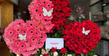 Ramo jardinera gerberas y rosas